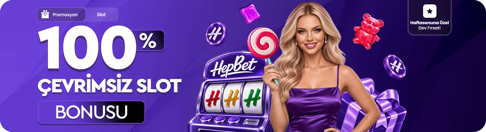 %100 Slot Yatırım Bonusu