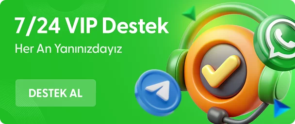 7/24 VIP Destek — Her An Yanınızdayız